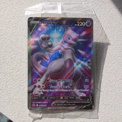 Pokemon TCG Mewtwo v SWSH229 FACTORY SEALED Black Star Promo - Image 1