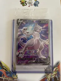 Pokemon TCG Mewtwo v SWSH229 Black Star Promo Factory Sealed - Image 1