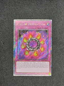 Yugioh Ring of Destruction RA04-EN119 Platinum Secret Rare 1st Edition - Image 1