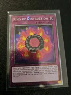 Ring of Destruction - RA04-EN119 - Platinum Secret Rare - 1st Edition NM Yugioh - Image 1