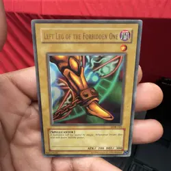 Yugioh Left Leg of the Forbidden One LOB-121 Ultra Rare - Image 1