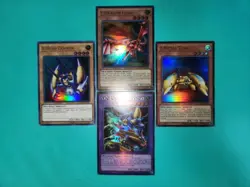 Yugioh XYZ Dragon Cannon/ 4 CARD SET/ LCKC ULTRA RARES/ NM/MINT - Image 2