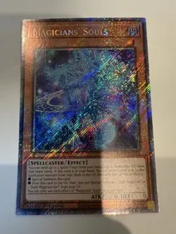 YUGIOH MAGICIANS' SOULS PLATINUM SECRET RARE 1ST EDITION NEAR MINT RA02-EN014 - Image 1