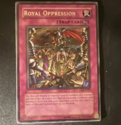 Konami Yu-Gi-Oh! Royal Oppression LOD-EN091 Labyrinth of Nightmare Rare - Image 1