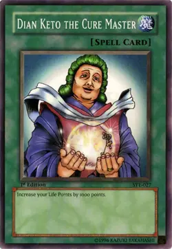 Dian Keto the Cure Master SYE-027 Starter Deck: Yugi Evolution Yu-Gi-Oh Unltd LP - Image 1