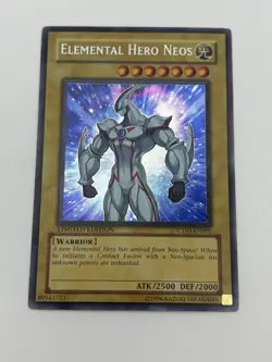 Yugioh Elemental HERO Neos CT03-EN001 Limited Edition Holo MP - Image 1