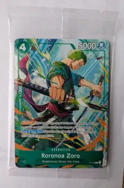 Roronoa Zoro (114) P-114 One Piece Promotion Cards Sealed - Image 1