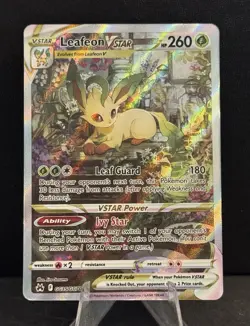 Leafeon VSTAR Crown Zenith Galarian Gallery Ultra Rare Card GG35/GG70 - Image 1
