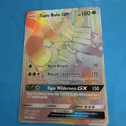 Pokemon Tapu Bulu GX 149/147 Burning Shadows Rainbow Secret Rare Card TCG - Image 4