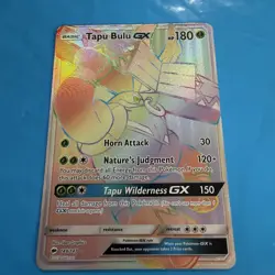 Pokemon Tapu Bulu GX 149/147 Burning Shadows Rainbow Secret Rare Card TCG - Image 5