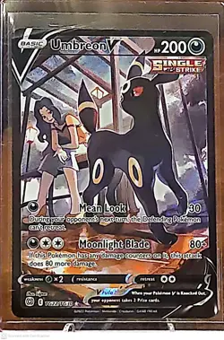 Umbreon V TG22/TG30 Brilliant Stars FA Pokemon Card Trainer Gallery NM - Image 1