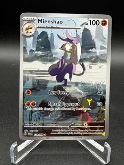Pokemon TCG Mienshao 134/086 Illustration Rare White Flare Holo Card NM - Image 1