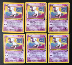 6 Mew (#8) Wizards of the Coast black star promo Pokemon rare card MP - Image 1