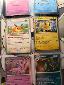 Prismatic Evolutions Complete 9 Card Eevee-lutions Set HOLO NM - Image 5