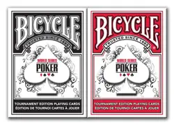 RED Bicycle World Series of POKER deck Playing Cards Official WSOP game gambling - Image 2
