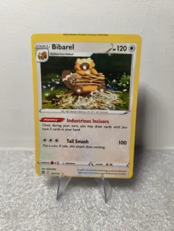 Pokemon TCG Bibarel 121/172 Brilliant Stars Holo ERROR CARD!! Nm - Image 1