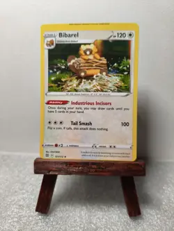 Pokemon TCG Bibarel 121/172 Brilliant Stars Holo ERROR CARD!! Nm - Image 2