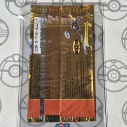 Blastoise EMPTY 2002 Pokemon Expedition Booster Pack OPENED Wrapper - No Cards - Image 2