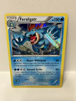 Pokemon TCG Feraligatr Holo Rare Card 17/119 XY Phantom Forces - Image 1