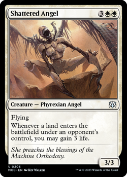 Shattered Angel [March of the Machine Commander] Magic MTG - Image 1