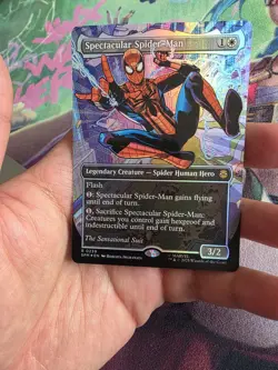❄Spectacular Spider-Man 0239 Textured Foil Magic The Gathering PACK FRESH❄ - Image 1
