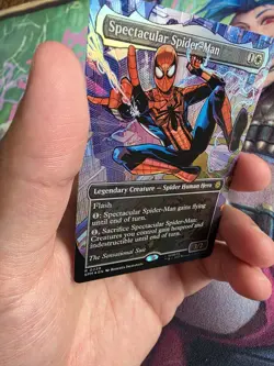 ❄Spectacular Spider-Man 0239 Textured Foil Magic The Gathering PACK FRESH❄ - Image 2