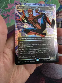 ❄Spectacular Spider-Man 0239 Textured Foil Magic The Gathering PACK FRESH❄ - Image 3