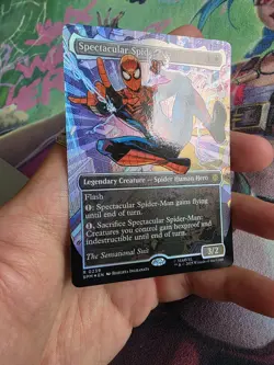 ❄Spectacular Spider-Man 0239 Textured Foil Magic The Gathering PACK FRESH❄ - Image 4