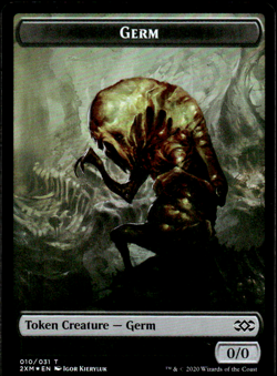 MTG - Germ Token // Human Soldier Token - Foil - Double Masters - NM, English Ma - Image 1