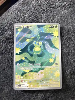 Pokemon TCG Budew 221/217 Illustration Rare Ascended Heroes - NM - Image 1