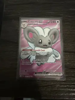Pokemon TCG Cinccino Full Art 105/086 Chaos Rising Ultra Rare NM - Image 1