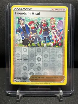 Friends in Hisui 130/159 Reverse Holo Pokemon 2023 Crown Zenith NM - Image 1