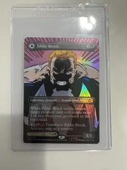 1 x Eddie Brock Venom, Lethal Protector (0233) - Foil - Borderless - Marvel's - Image 1