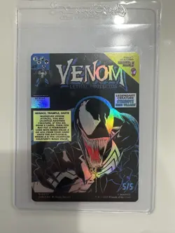 1 x Eddie Brock Venom, Lethal Protector (0233) - Foil - Borderless - Marvel's - Image 3