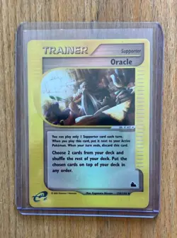 2003 POKEMON SKYRIDGE #138 ORACLE-REVERSE FOIL NM / MINT - Image 1