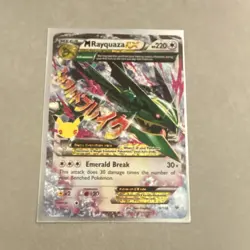 Pokemon M Rayquaza EX Celebrations Classic Collection Holo 76/108 220 HP - Image 1