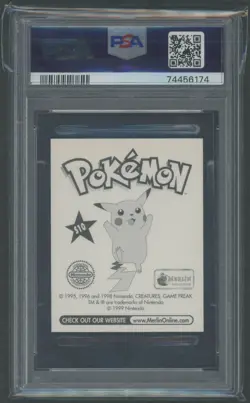1999 Merlin Pokemon Psyduck Prism #S10 PSA 9 Mint - Image 2