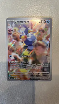 Cramorant 176/167 Illustration Rare Twilight Masquerade Pokemon Holo Near Mint - Image 1