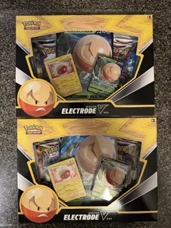 (2) Pokemon TCG Hisuian Electrode V Boxes -NEW/Factory Sealed - Image 1