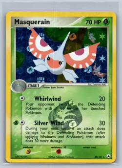Masquerain 20/101 Rare Hidden Legends Pokemon Reverse Holo Near Mint - Image 1
