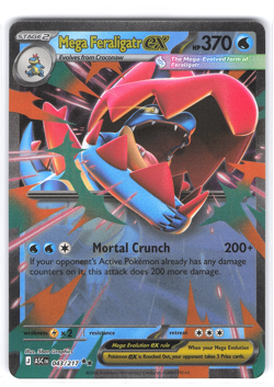 Mega Feraligatr ex 043/217 Pokemon TCG Ascended Heroes - Image 1
