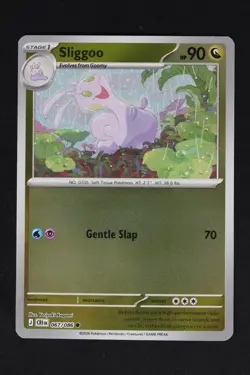 Pokemon Sliggoo Reverse Holo C NM - ME04: Chaos Rising 067/086 - Image 1