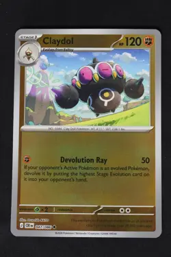 Pokemon Claydol Reverse Holo UC NM - ME04: Chaos Rising 047/086 - Image 1