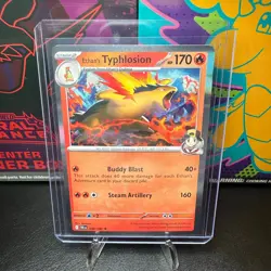 Holo Ethan's Typhlosion 034/182 Rare SV10: Destined Rivals Pokemon - Image 1