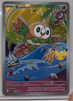 Pokemon First Partner Series Rowlet 043 Mega Evolution Promo - Image 1
