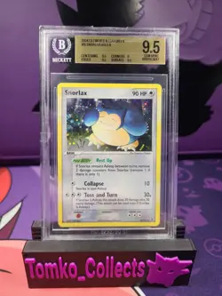 Pokemon EX Fire Red Leaf Green Snorlax Holo #15 BGS 9.5 Gem Mint PSA Low POP 5 - Image 1
