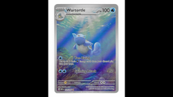 Pokemon Wartortle 171/165 SV 151 Illustration Rare Holo Full Art - Mint - - Image 2