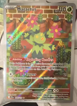 Maractus 160/159 Illustration Rare Holo SV09: Journey Together - NM - Image 1