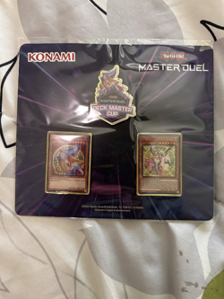 YuGiOh 3x Exclusive Dark Magician Girl Metal Pin Set: MasterDuel Deck Master Cup - Image 1