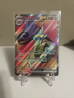 Pokemon Aegislash EX TCG 230/182 Paradox Rift Ultra Rare Full Art Holo - Image 1